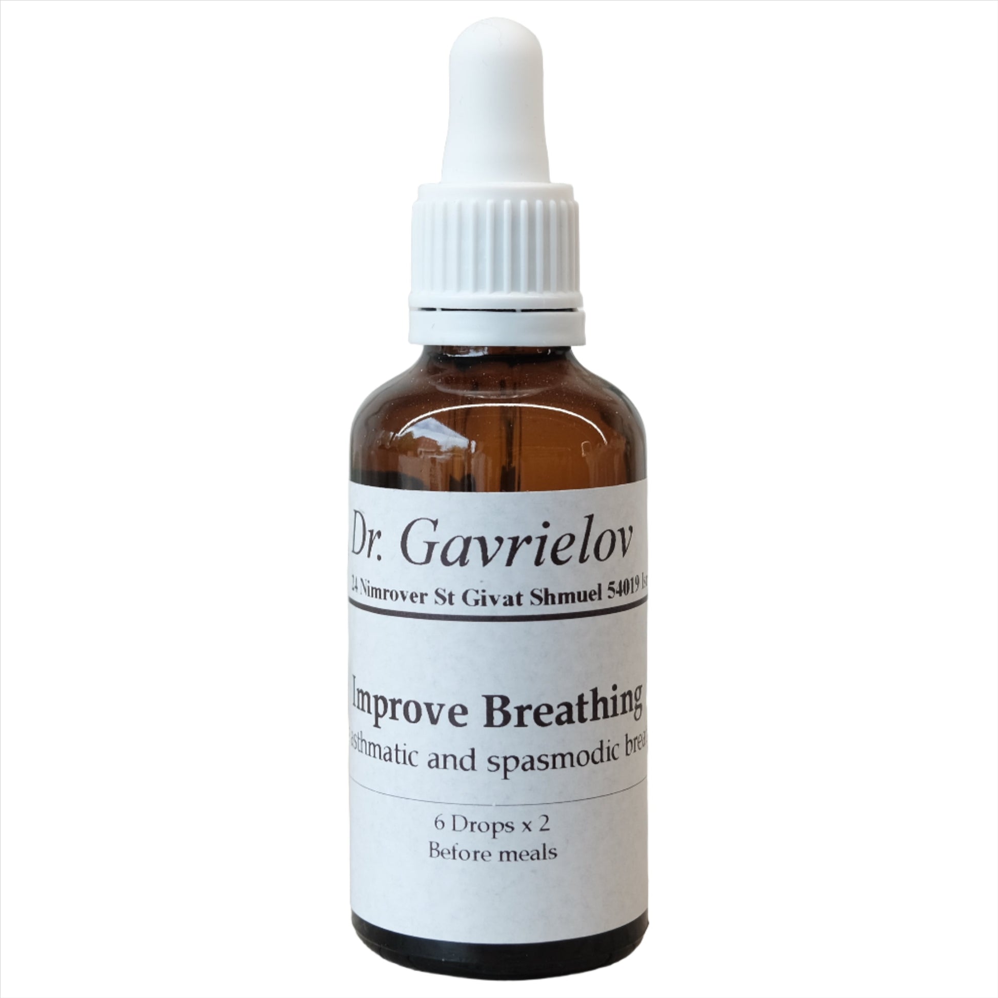 Improve Breathing Healing Essence by Dr Gila Gavrielov 50ml