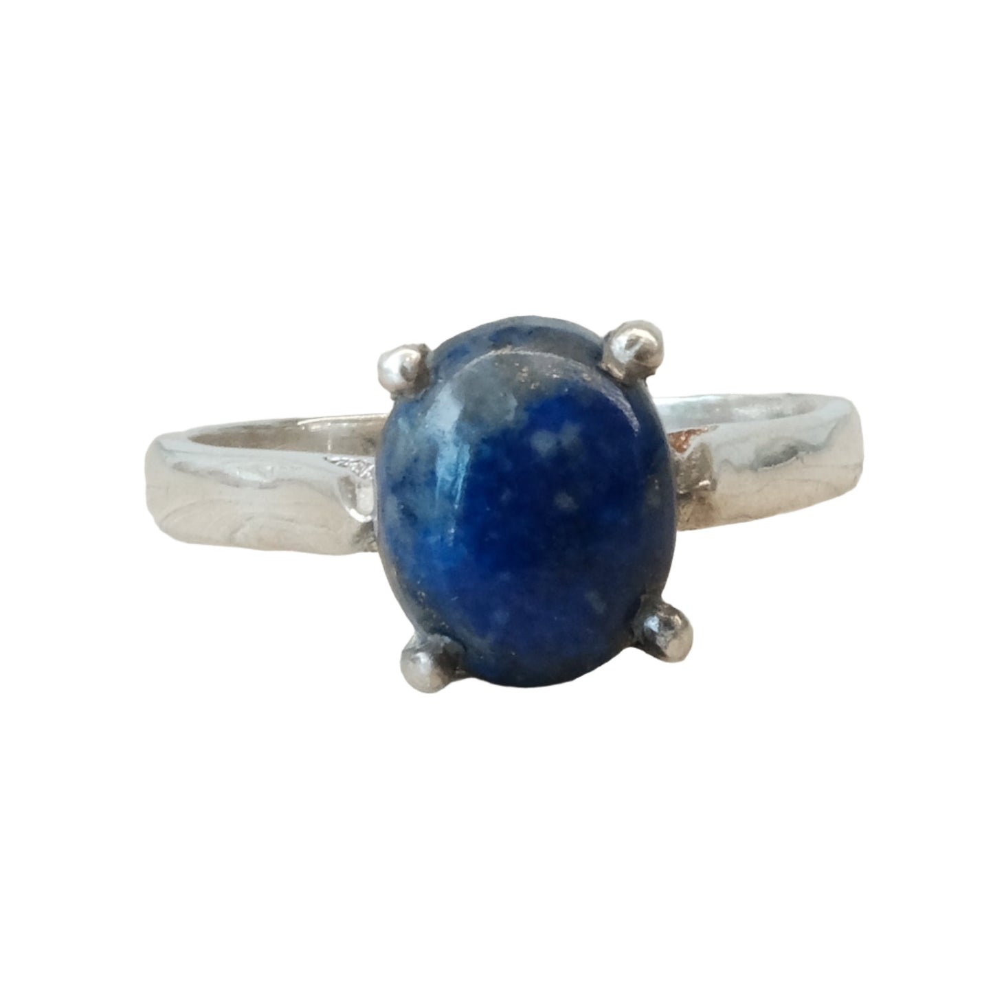 Lapis Lazuli Sterling Silver Ring Size 7