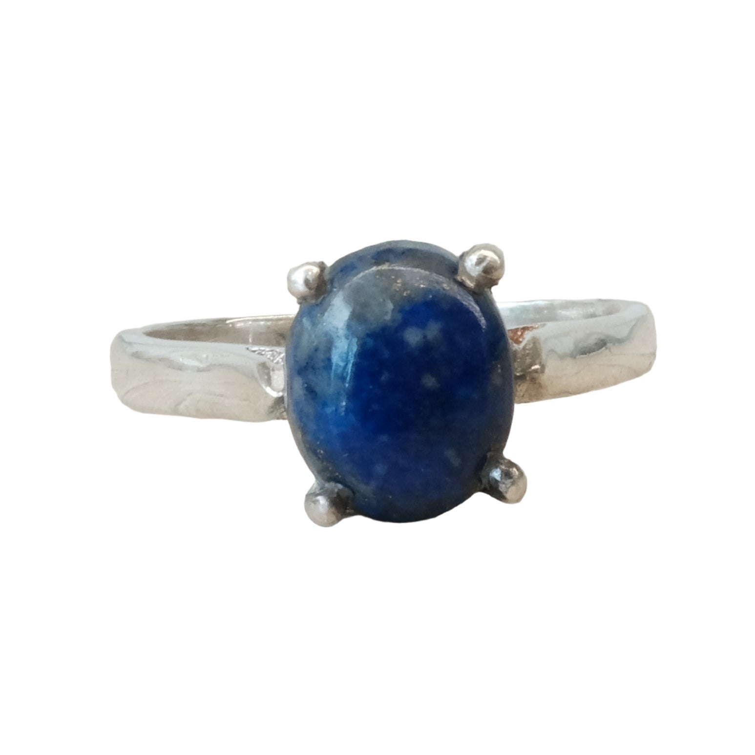 Lapis Lazuli Sterling Silver Ring Size 7