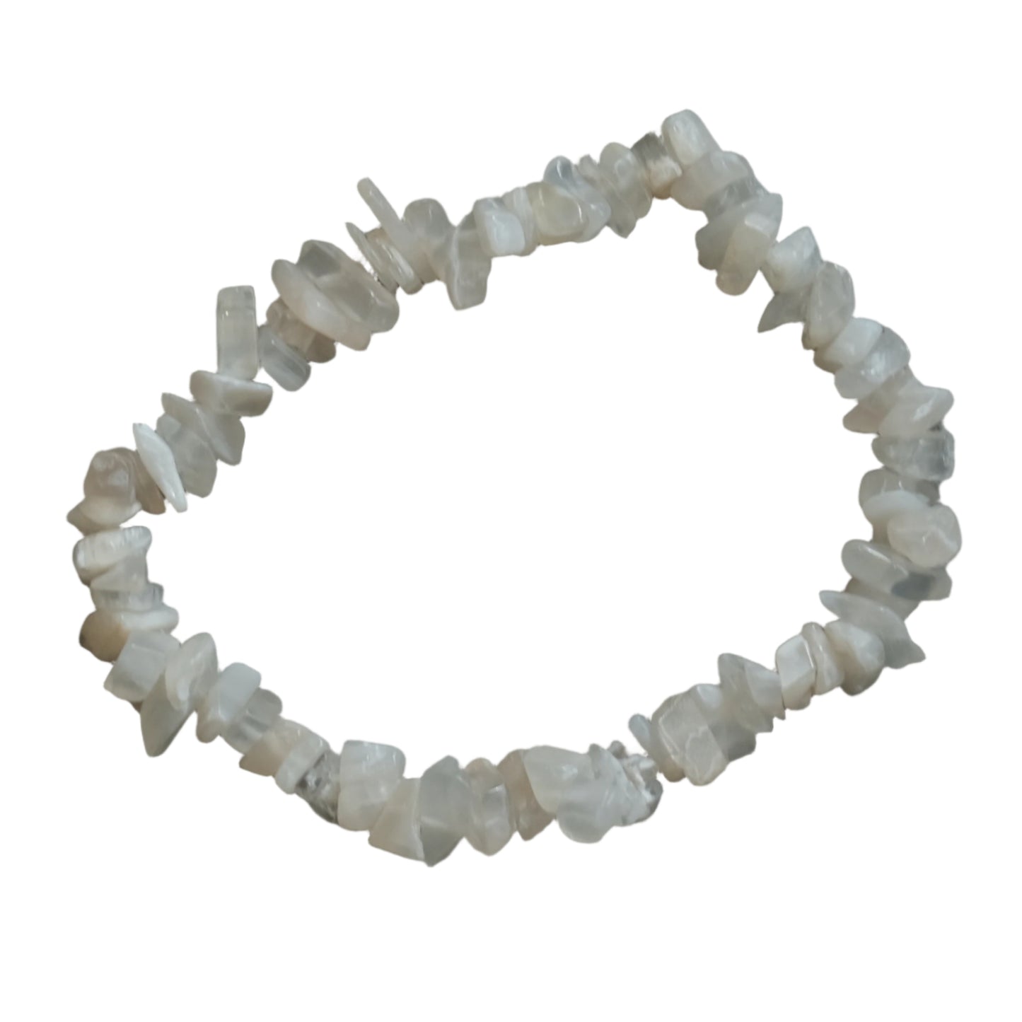 Multi Moonstone Chip Bracelet