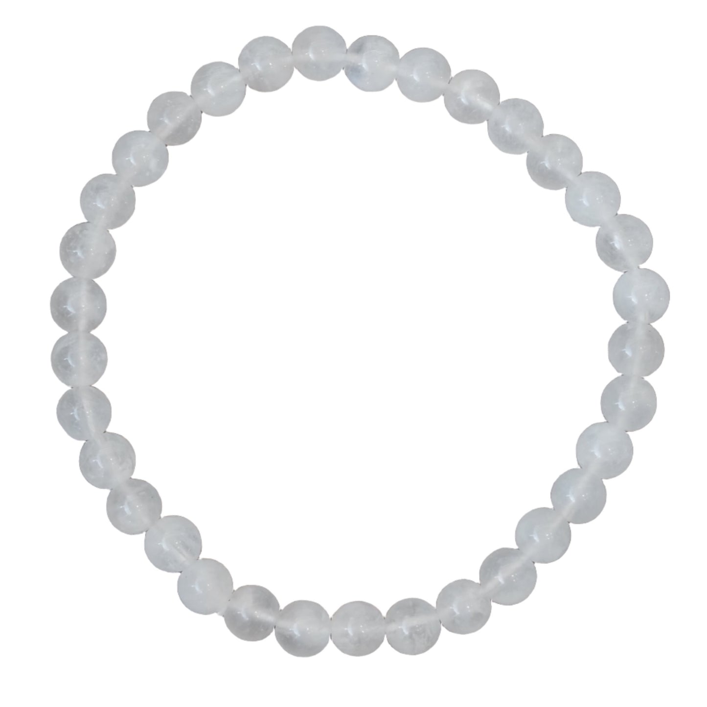 Rainbow Moonstone Bracelet with 10mm beads, known for healing properties and modern style, symbolizing new beginnings and inner strength.