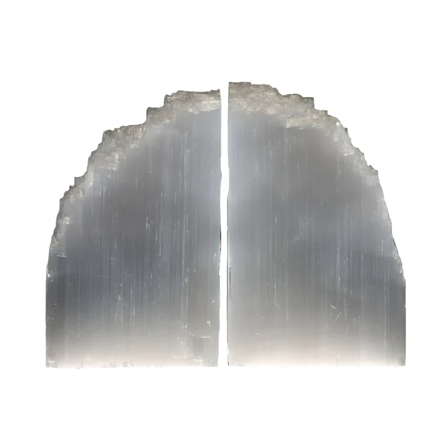 Selenite Bookends 17CM