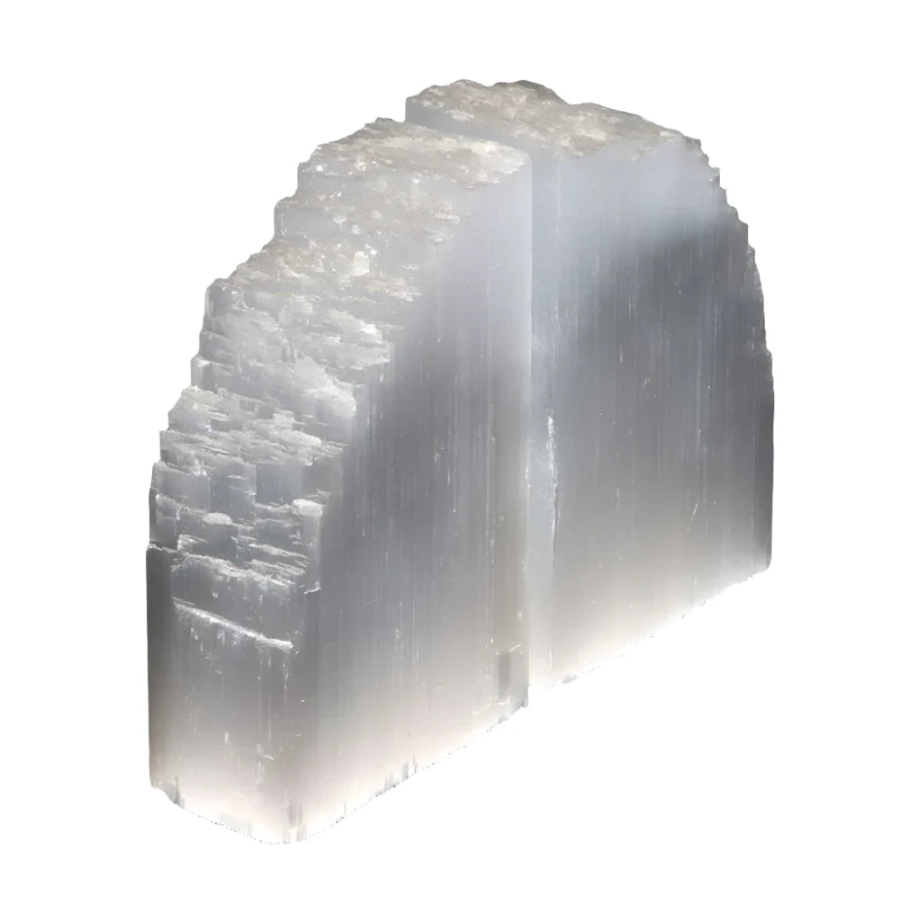Selenite Bookends 17CM