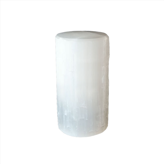 Selenite Round Lamp 15CM