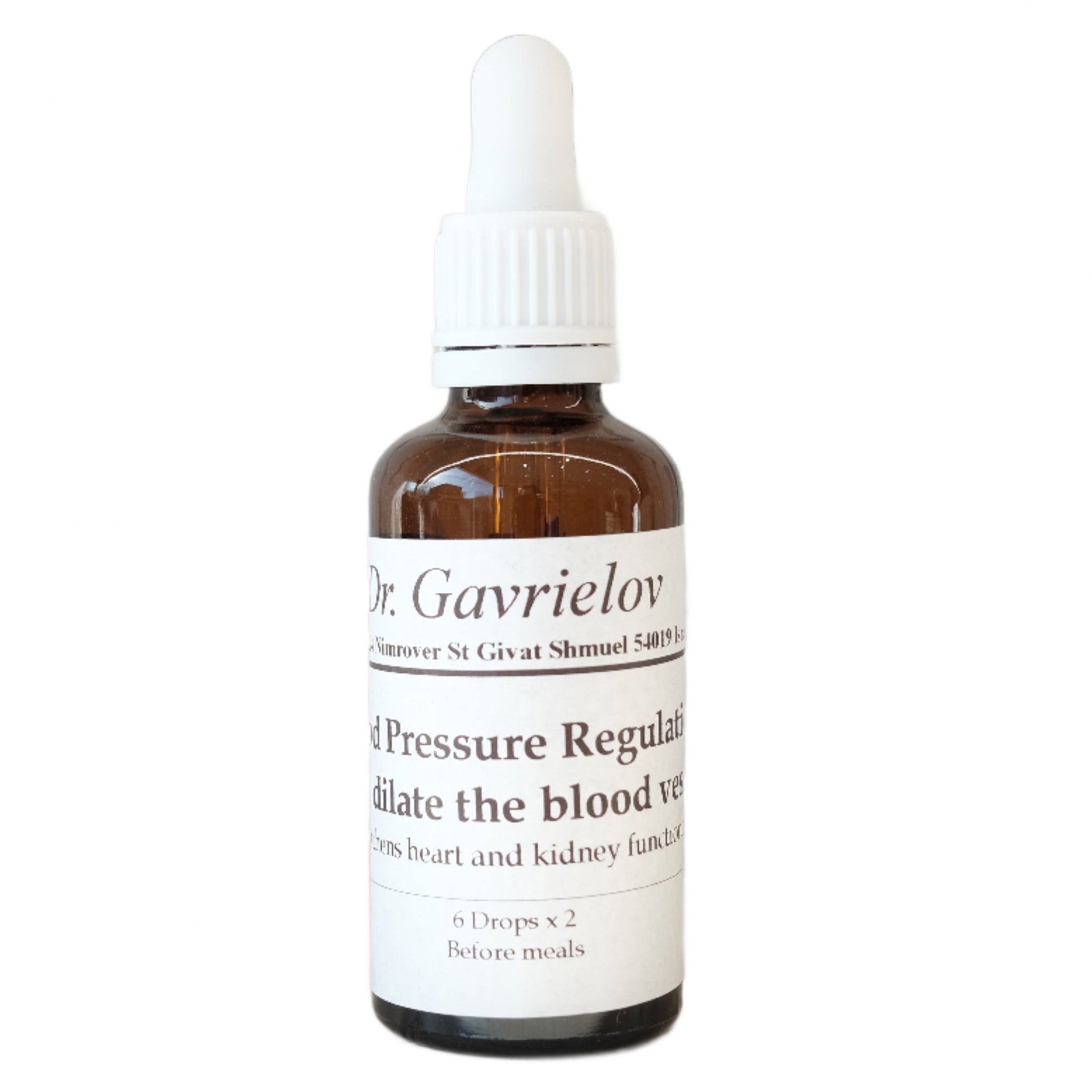 Blood Pressure Regulation Healing Essence by Dr Gila Gavrielov 50ml
