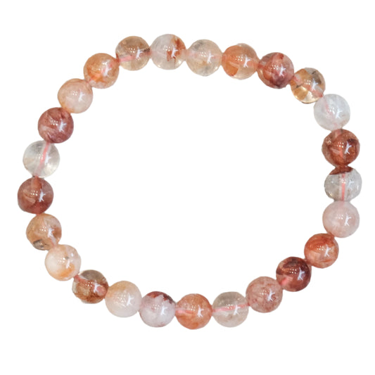 Hematite Fire Quartz Bracelet 8MM