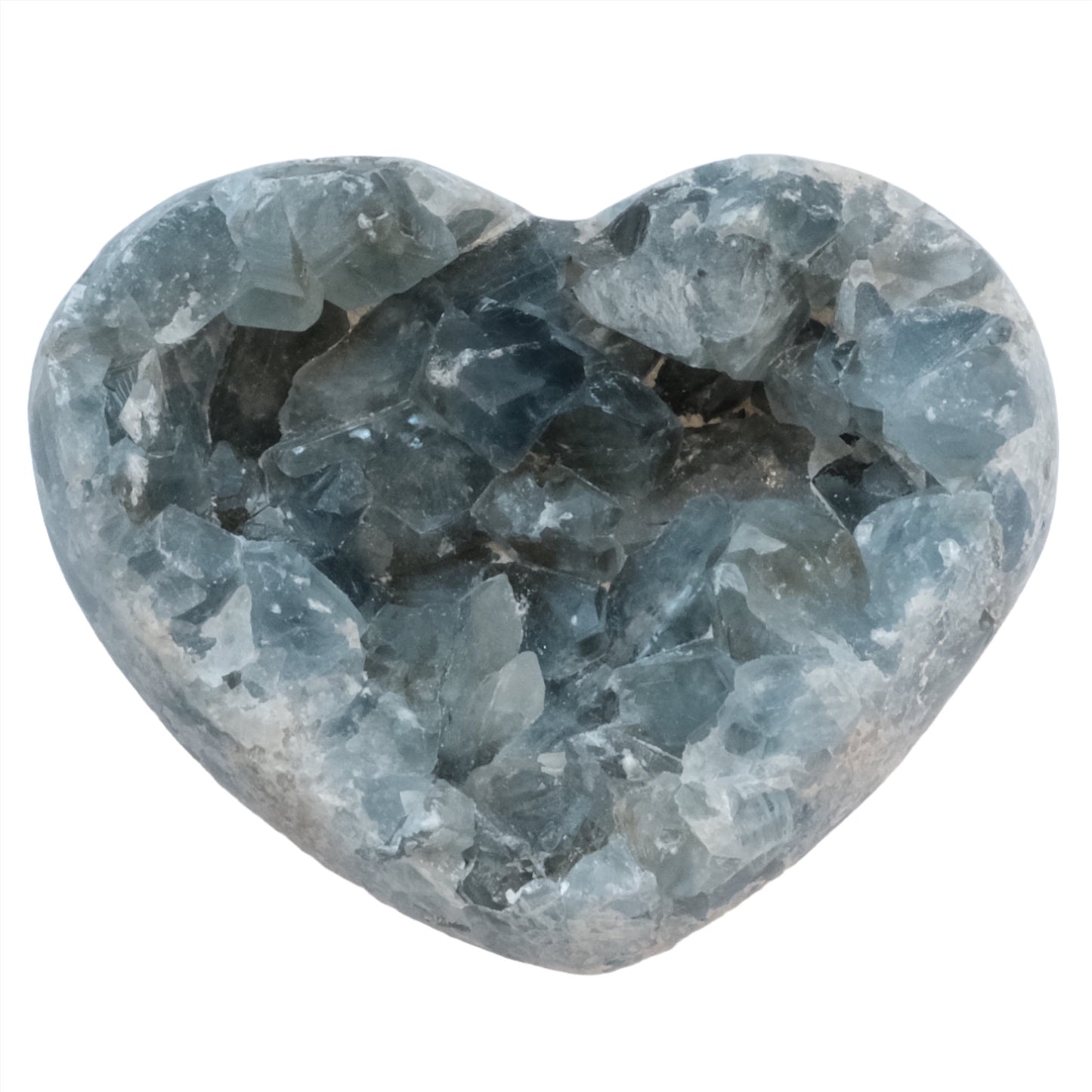Celestite Heart Cluster