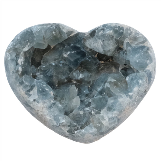 Celestite Heart Cluster