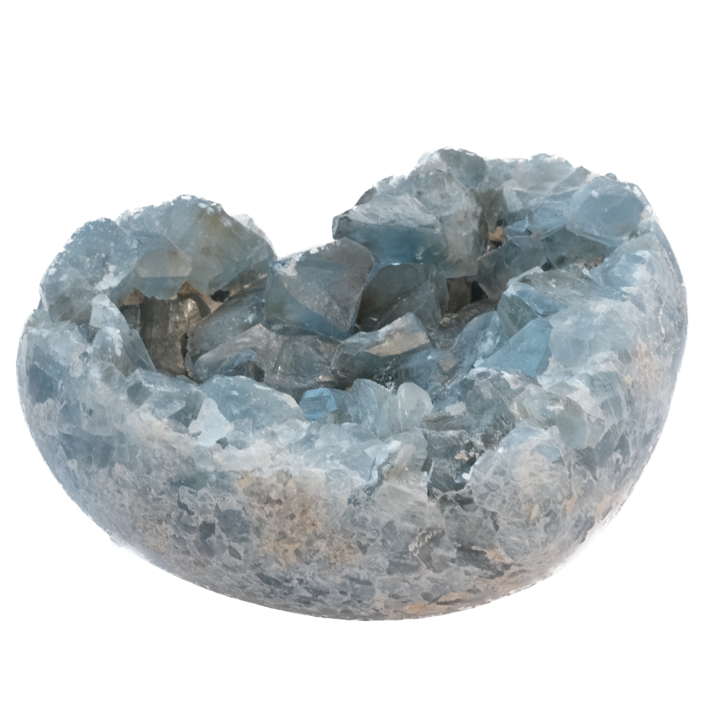 Celestite Heart Cluster