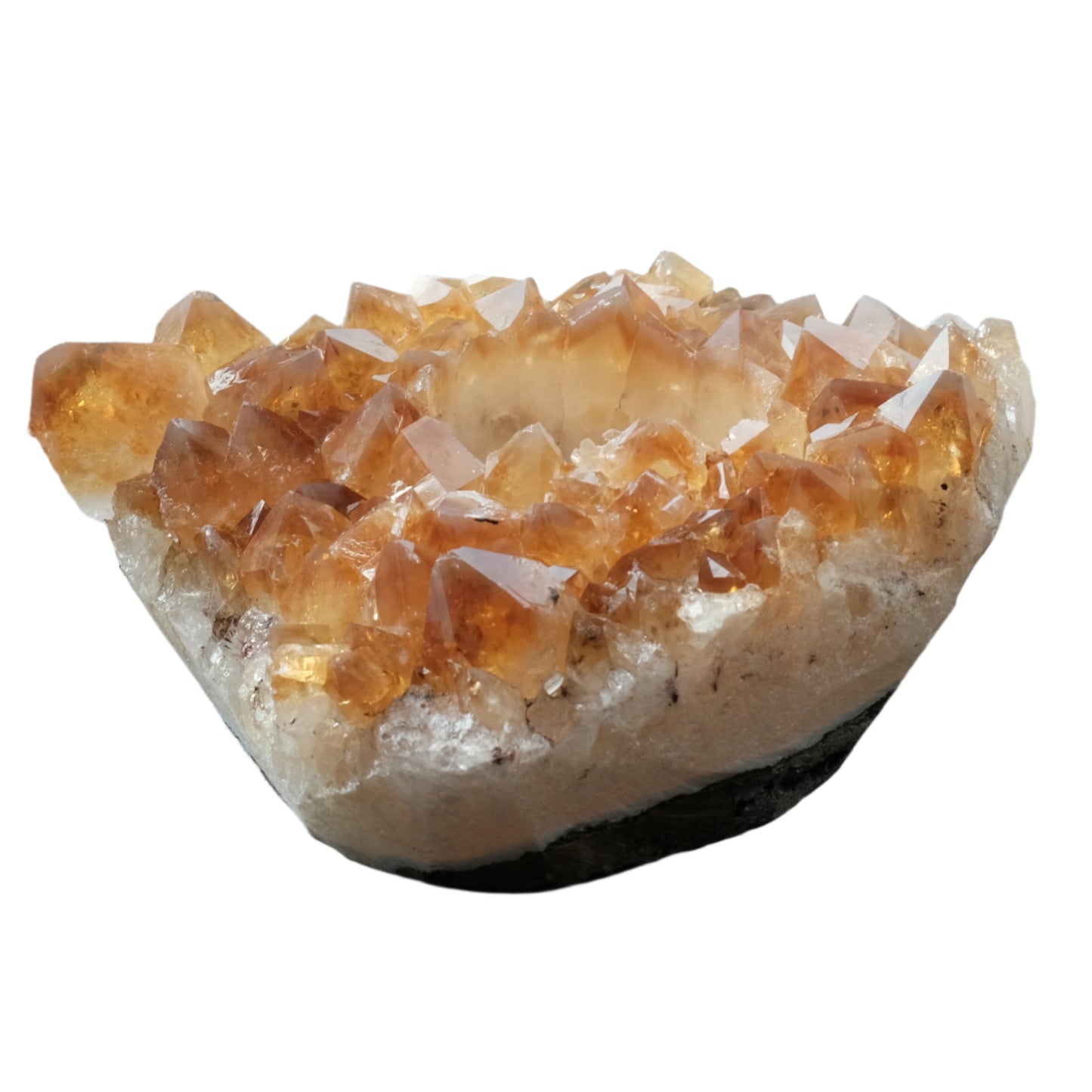 Citrine Cluster Tealight Candle Holder