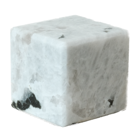 Rainbow Moonstone cube