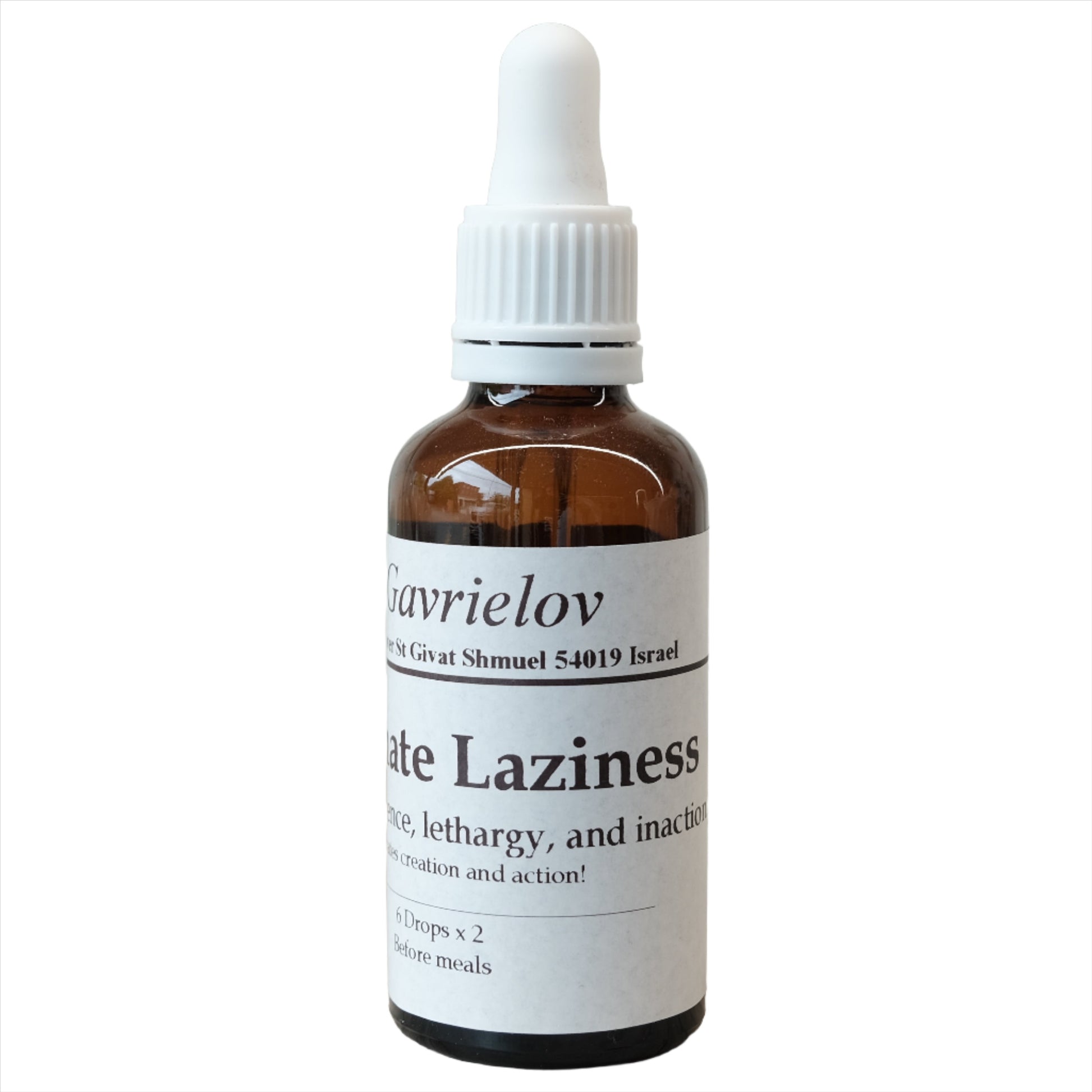 Eliminate Laziness Healing Essence by Dr Gila Gavrielov 50ml