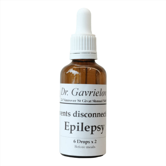 Prevent Disconnections Epilepsy Healing Essence by Dr. Gavrielov 50ml bottle with dropper for epilepsy support