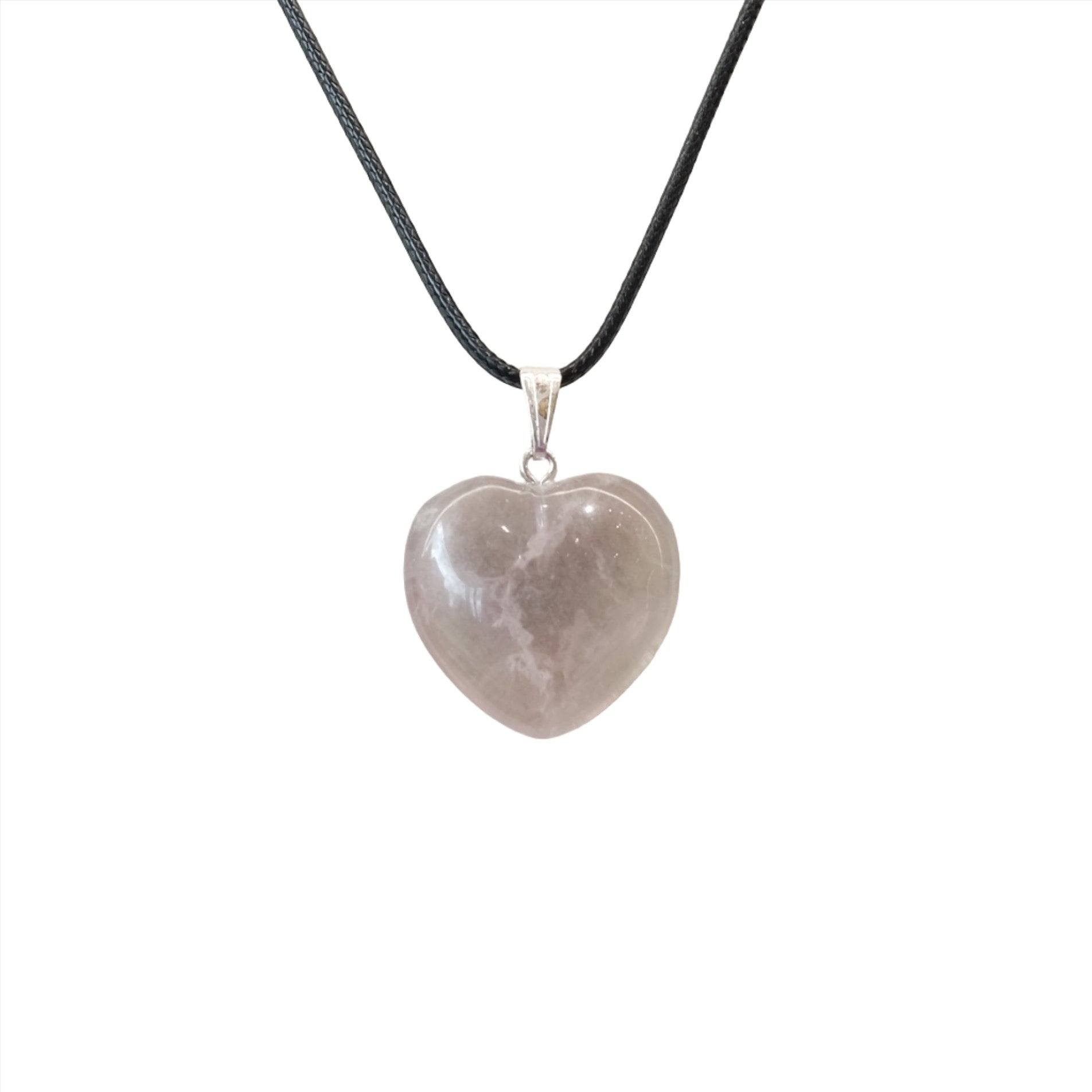 Fluorite Heart Pendant Necklace