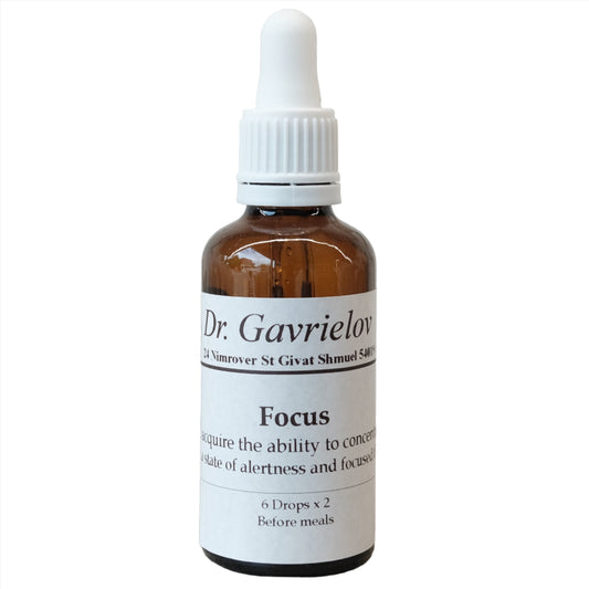 Focus Healing Essence by Dr Gila Gavrielov 50ml