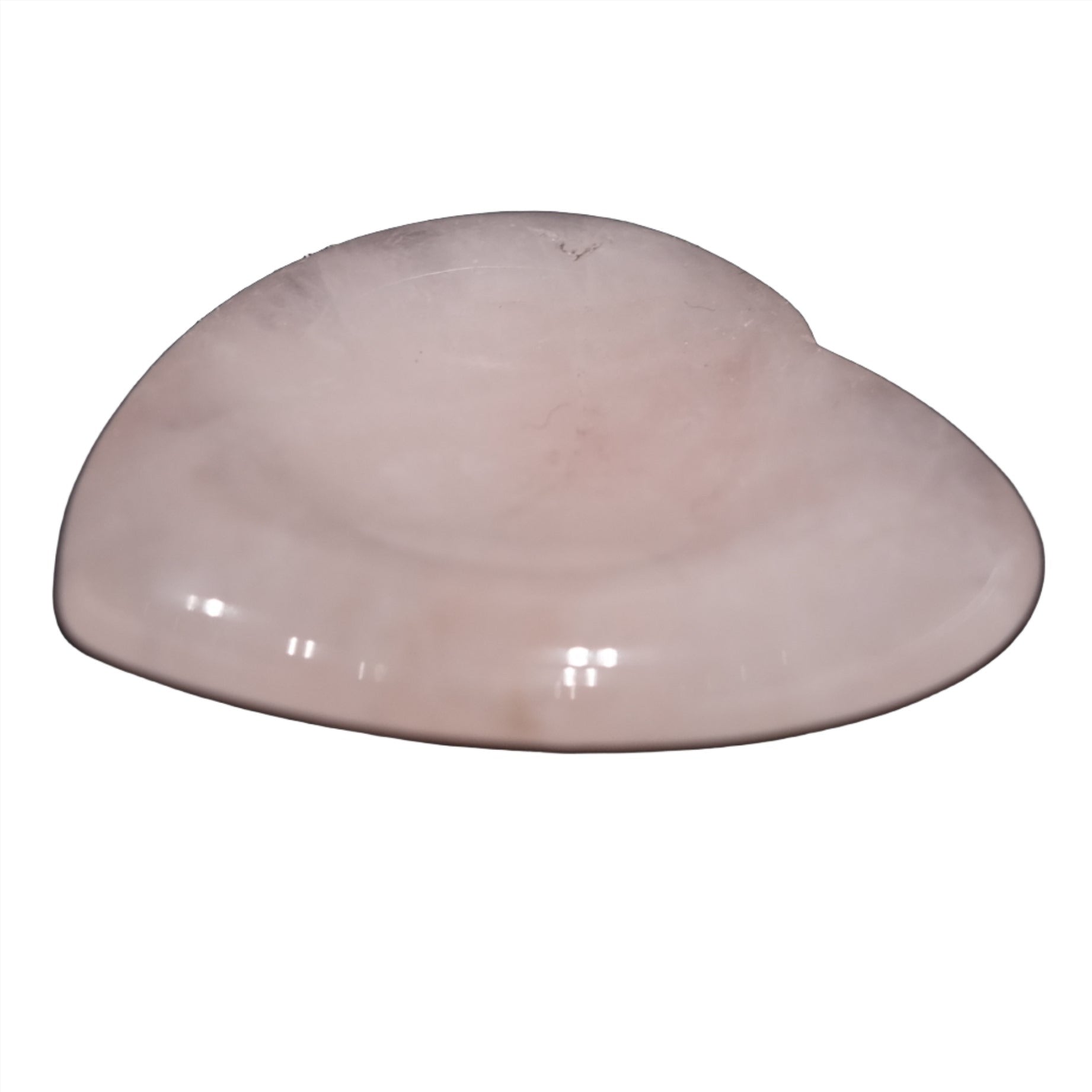 Rose Quartz Heart Worry Stone