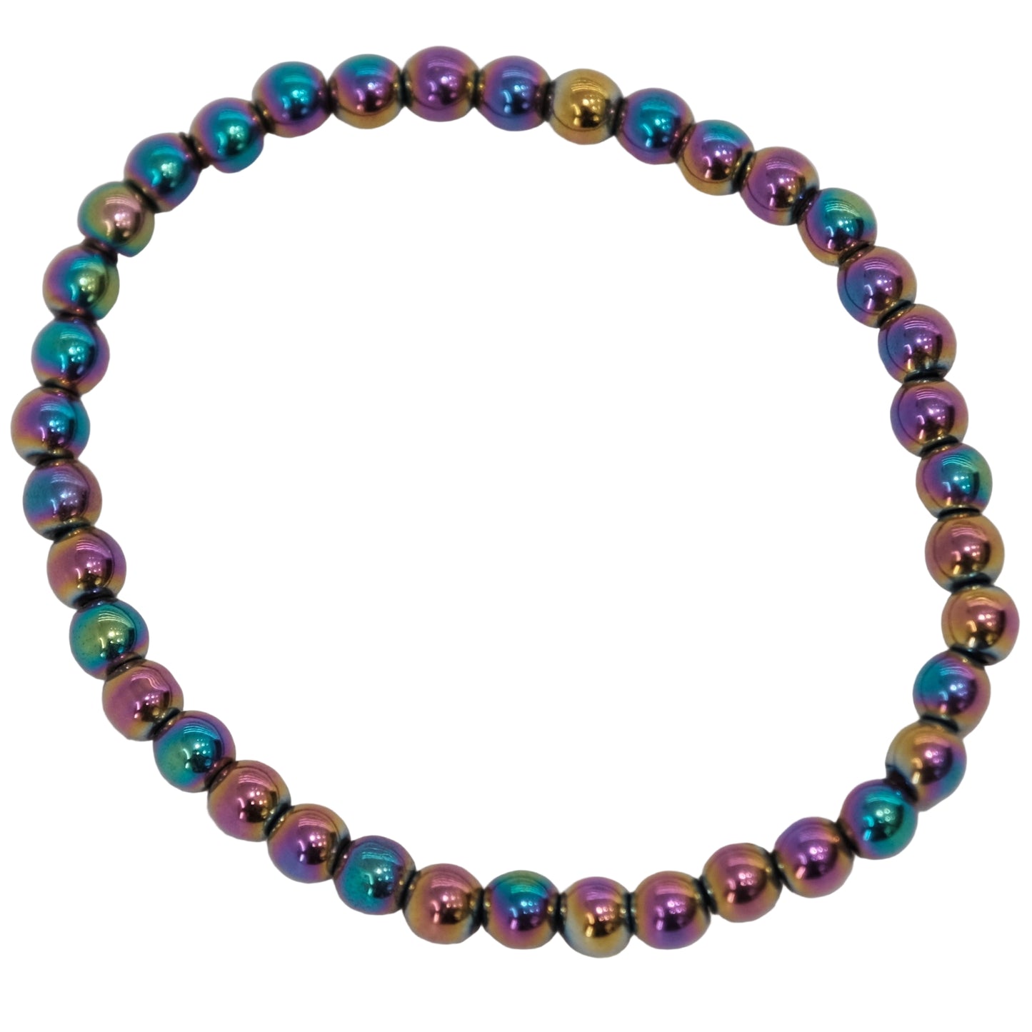 Rainbow Hematite Children Bracelet
