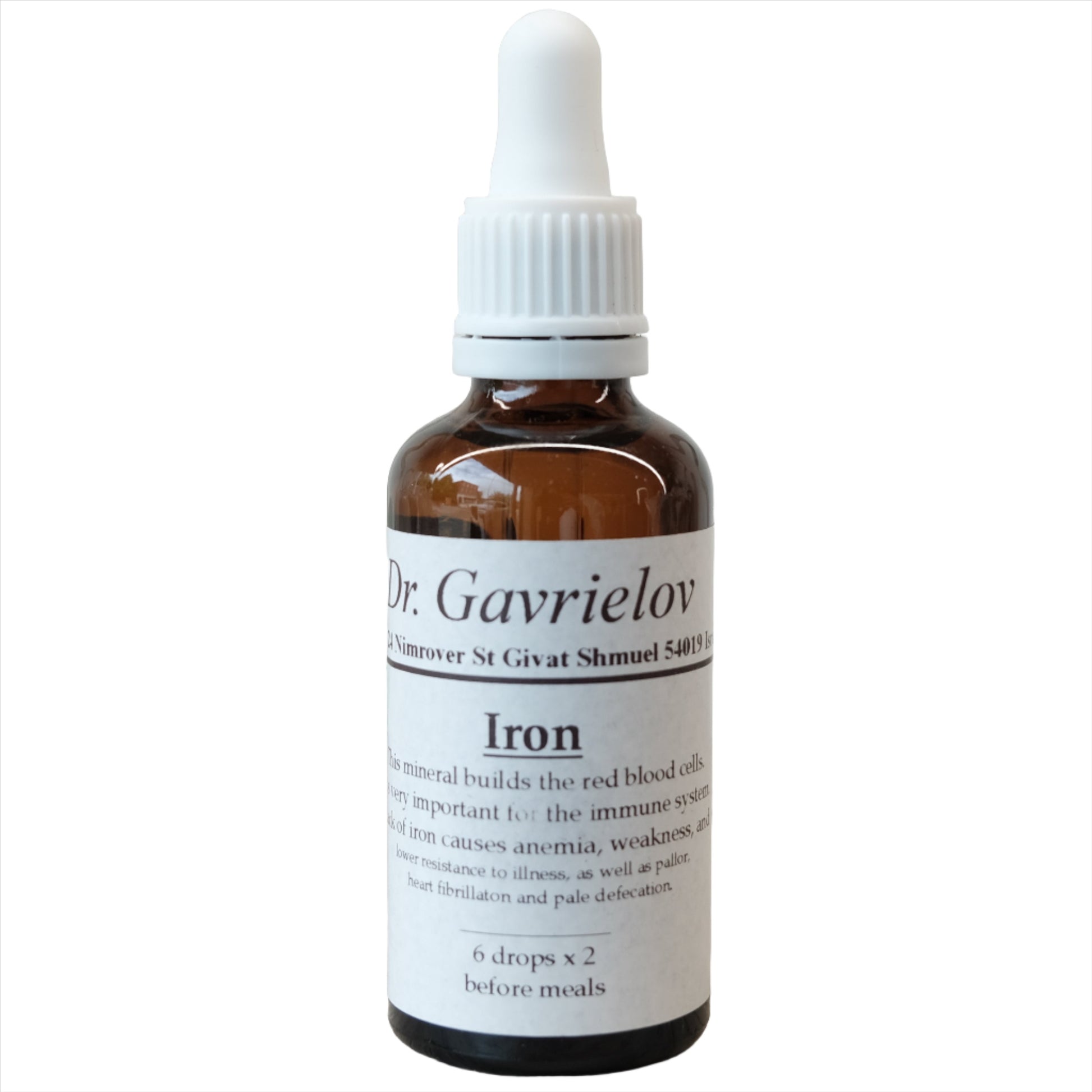 Iron Healing Essence by Dr Gila Gavrielov 50ml