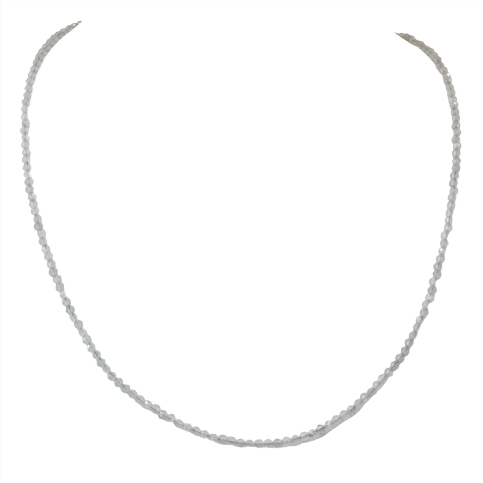 Labradorite Faceted Necklace 2MM