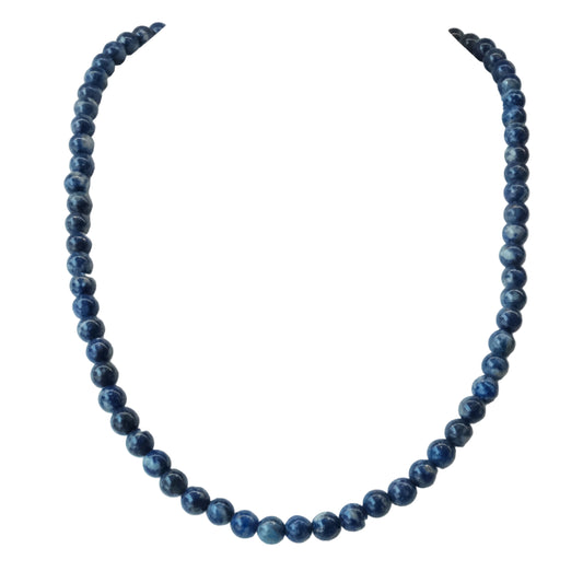Lapis Lazuli Beaded Necklace - Wisdom, Truth & Protection
