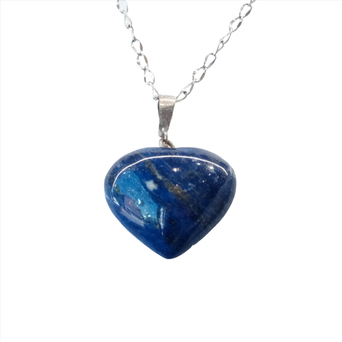 Lapis Lazuli Heart Pendant Necklace