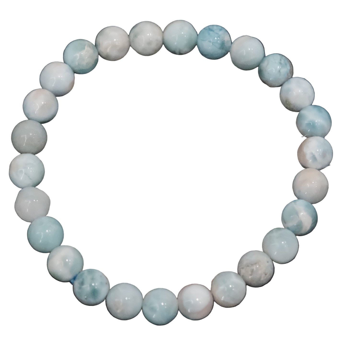 Larimar Bracelet 7-8mm - Serenity, Truth & Feminine Balance