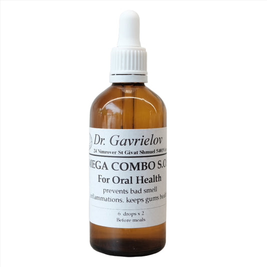 Mega Combo SOS for Oral Health Healing Essence by Dr Gila Gavrielov 100ml
