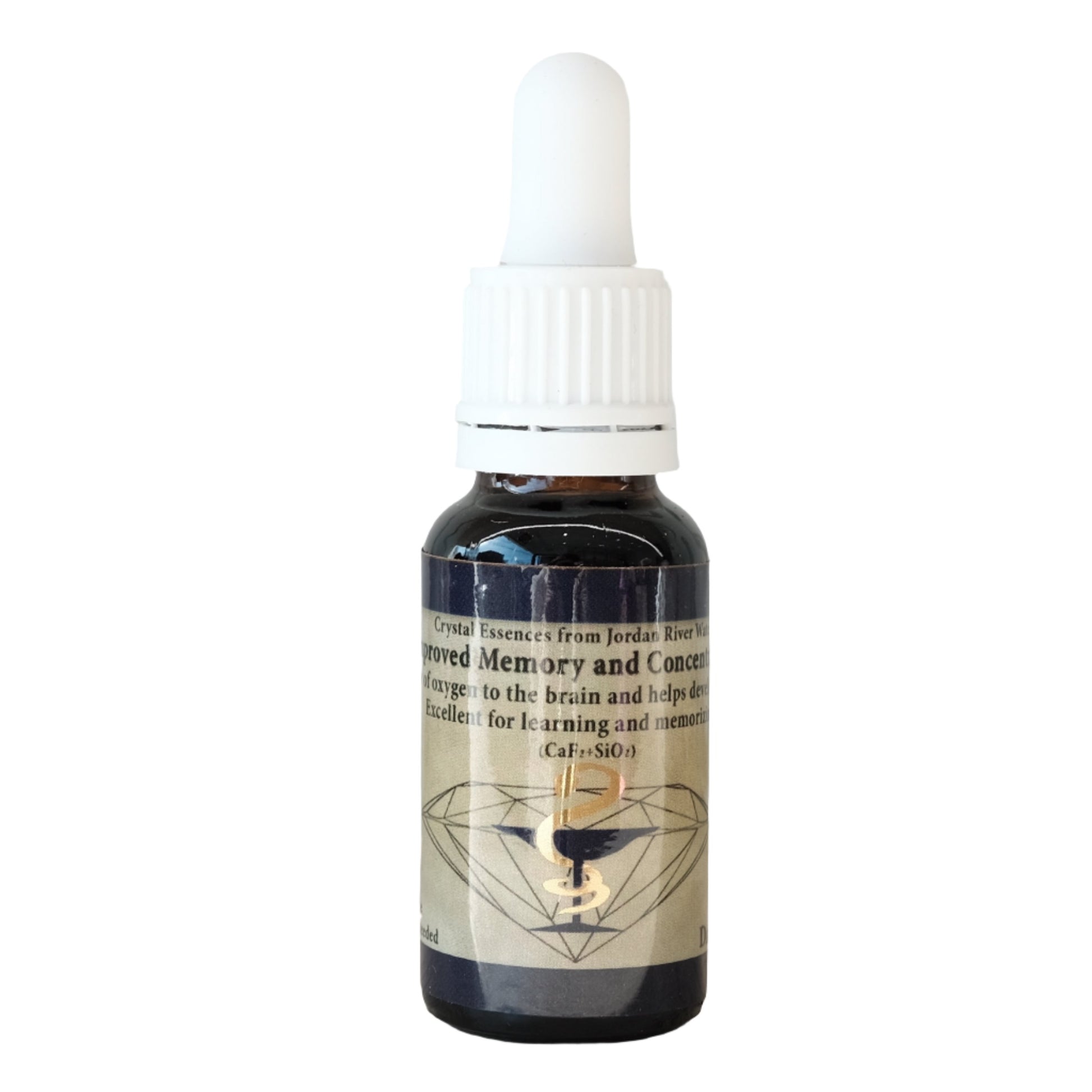 Improved Memory and Concentration Healing Essence 50ml bottle for cognitive support and brain health.