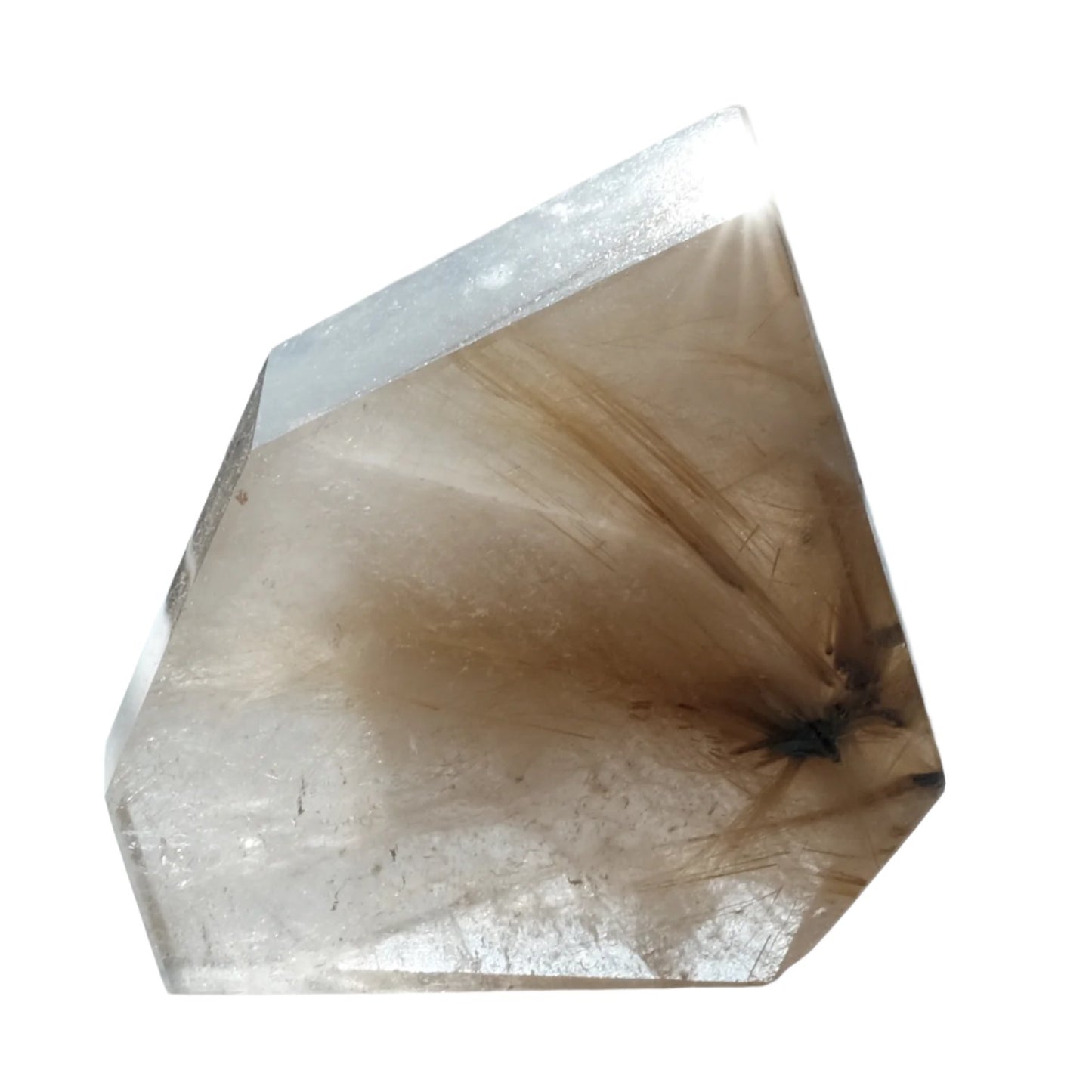 rutilated quartz free form
