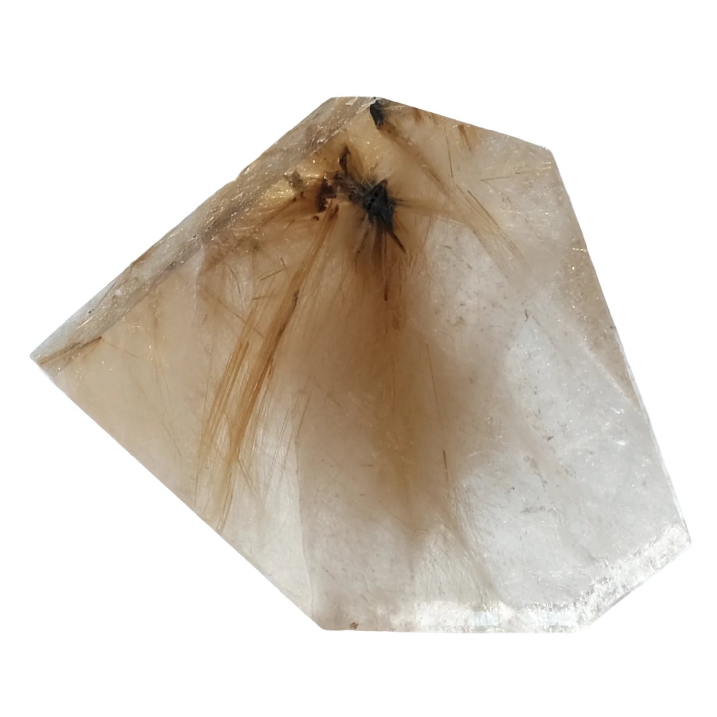 rutilated quartz free form