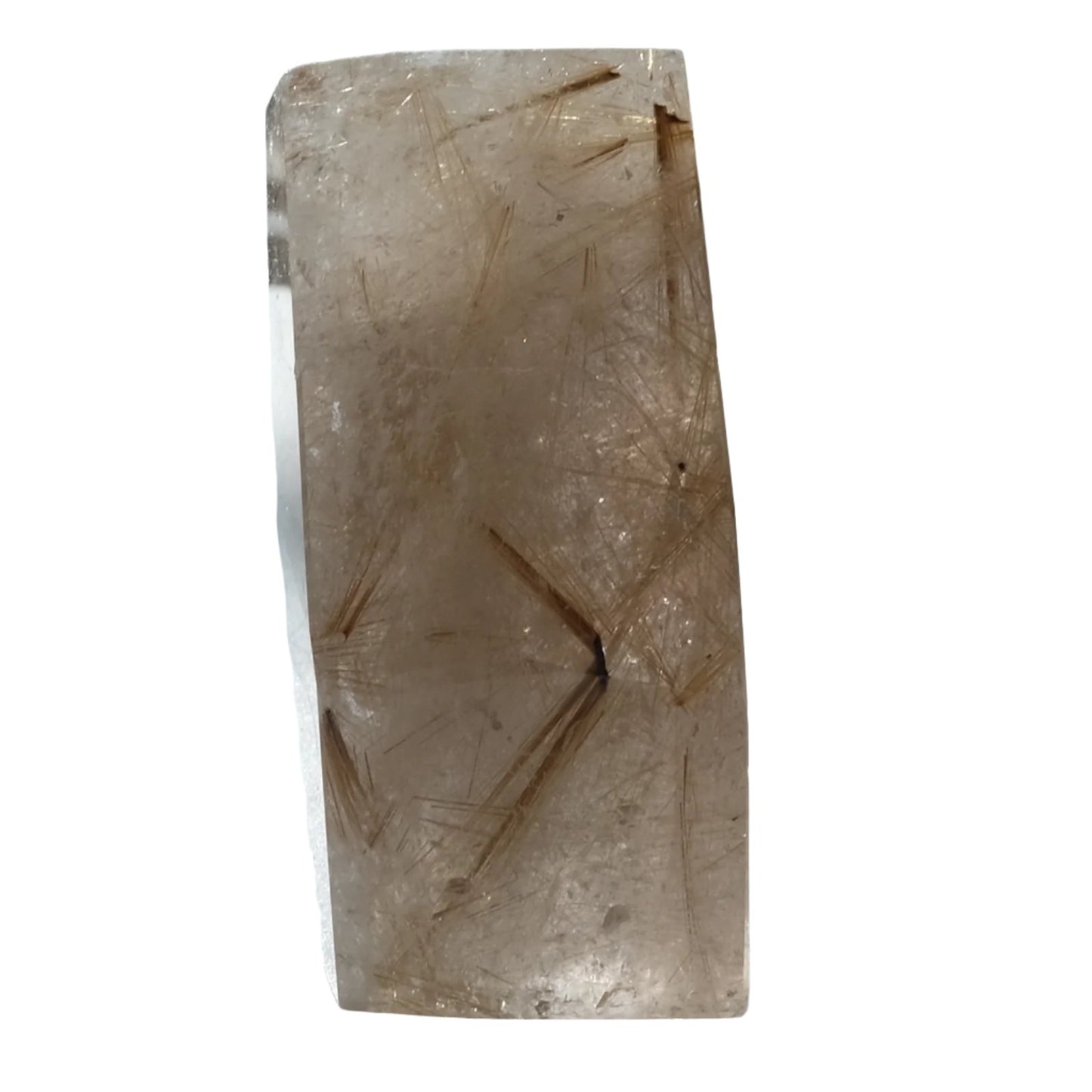 rutilated quartz free form