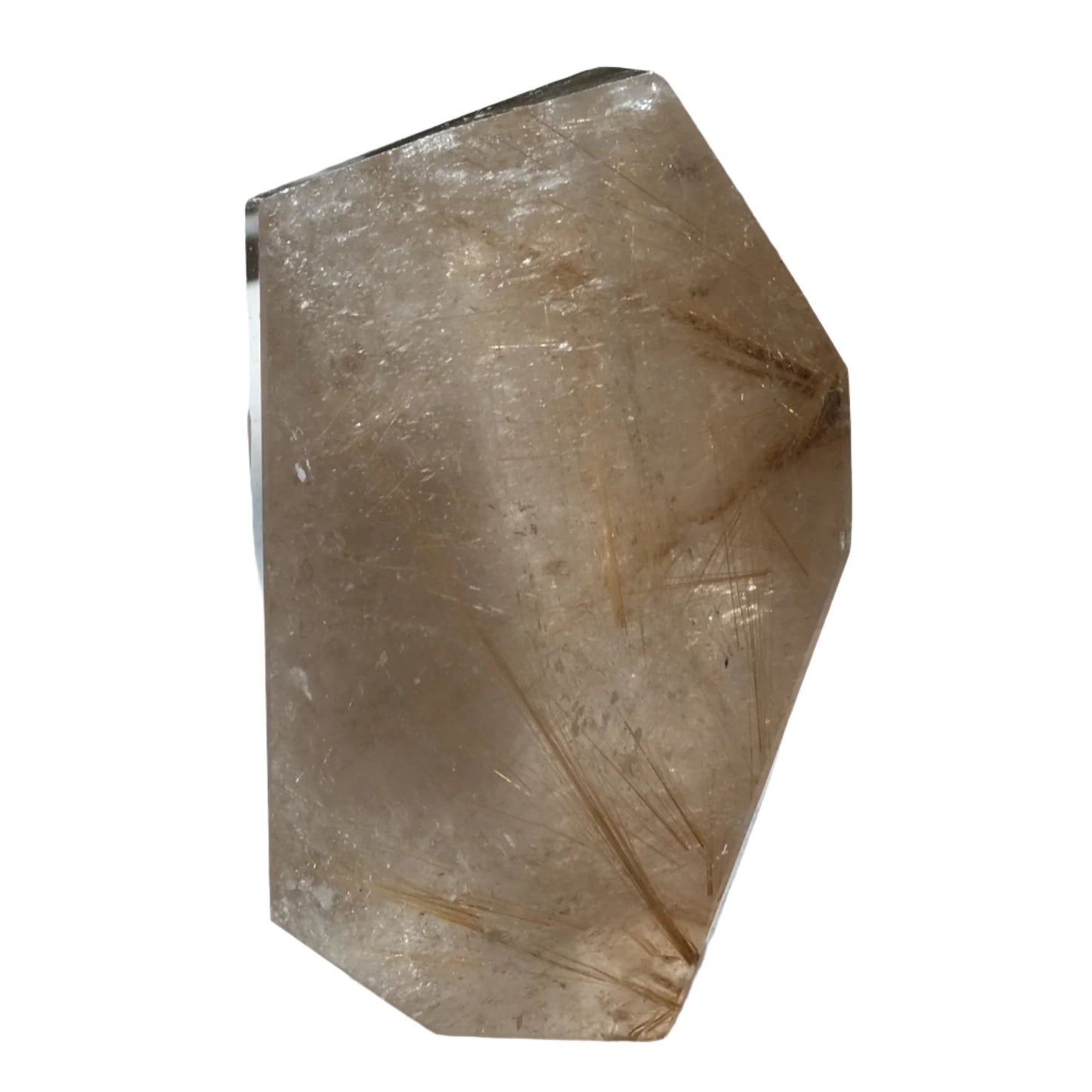 rutilated quartz free form