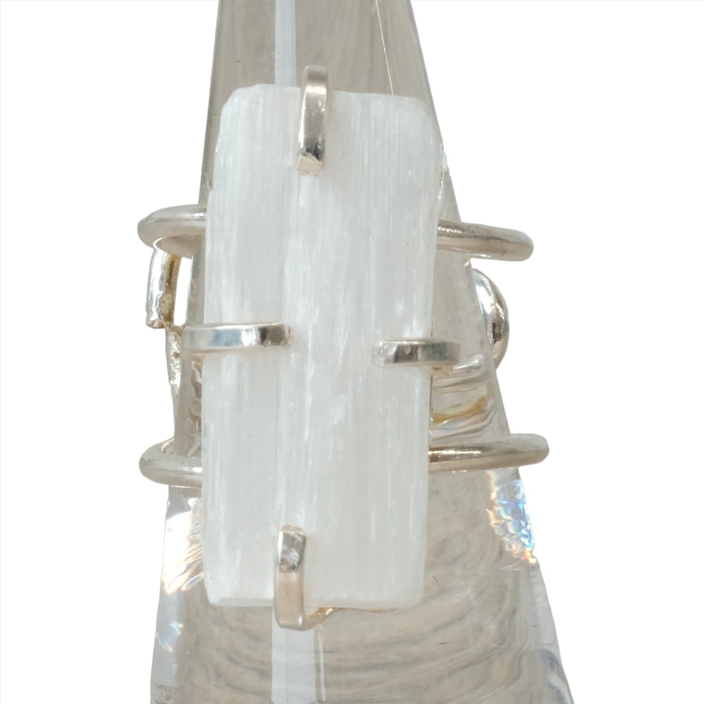 Selenite Adjustable Ring