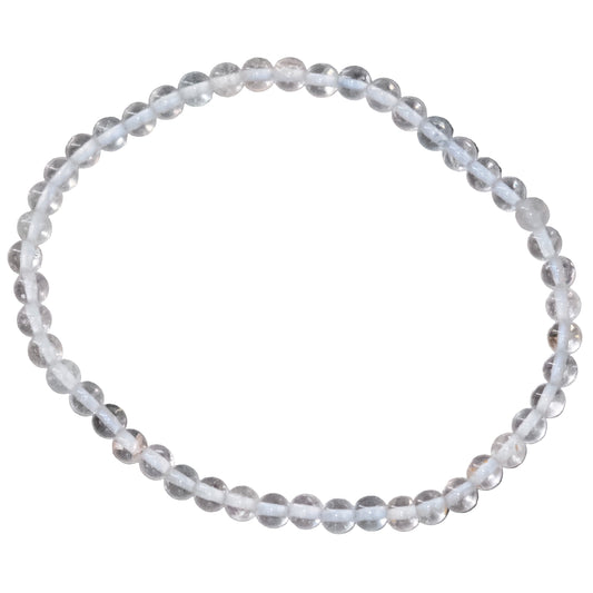 Blue Topaz Bracelet 4MM - Truth, Healing & Abundance