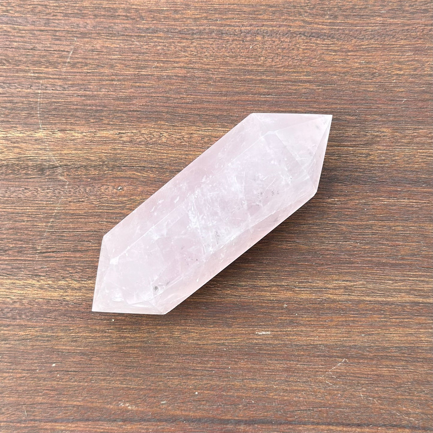 Rose Quartz Double Terminated Point