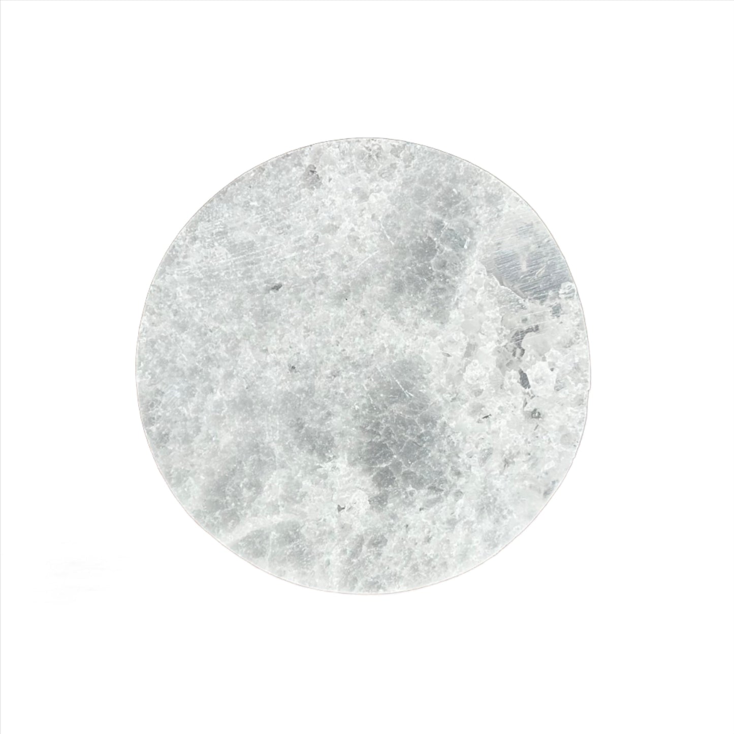 Selenite Round Charging Plate 7CM