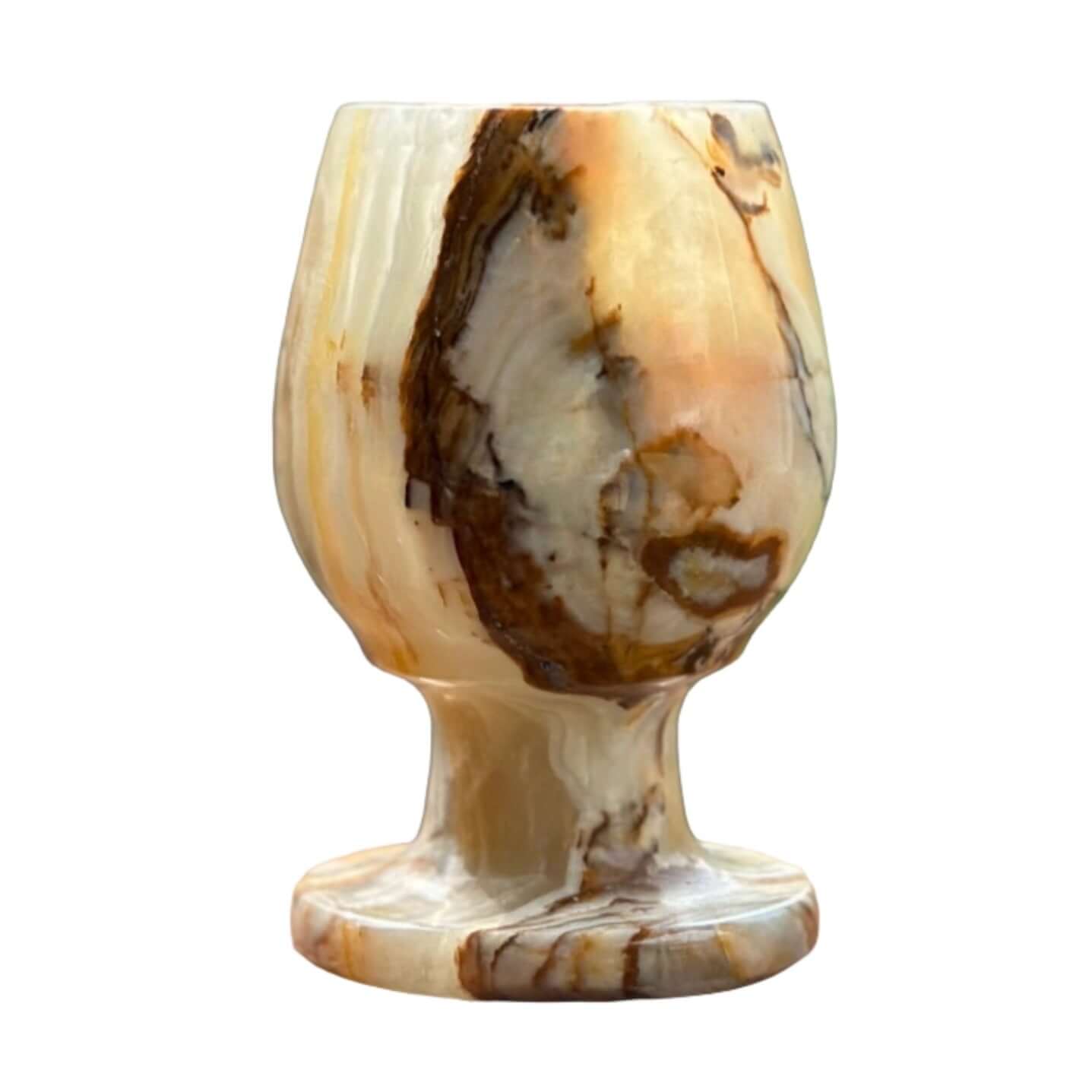 Green Onyx Sherry Cup