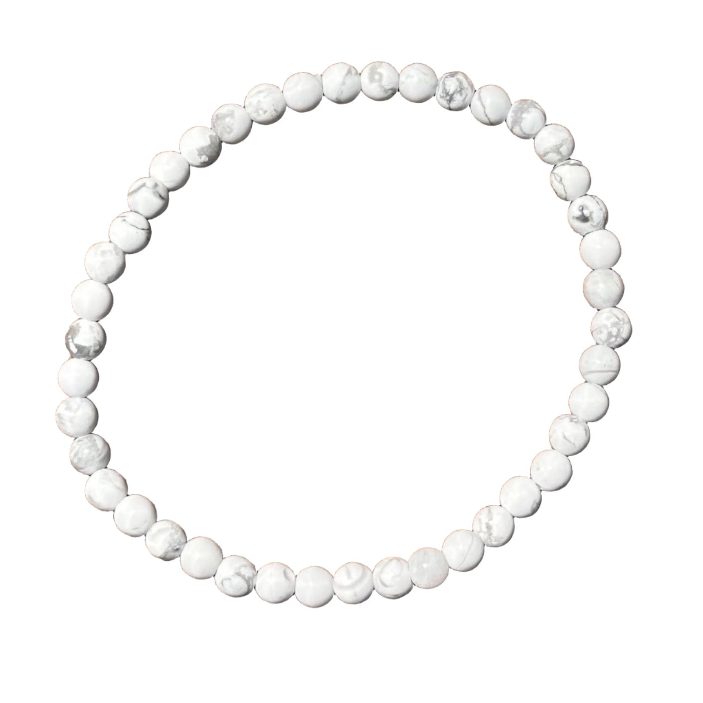 Howlite Bracelet 4 mm