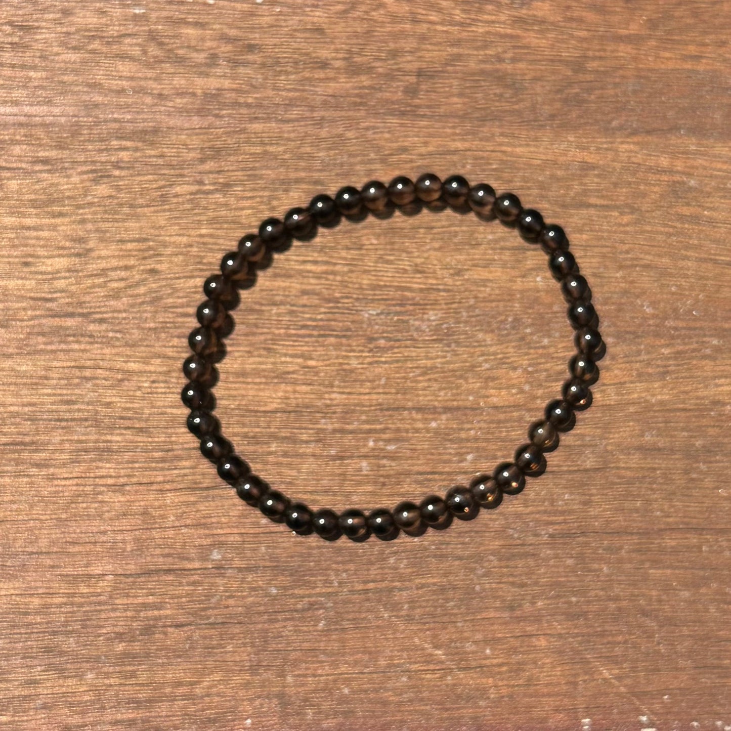 Smoky Quartz Bracelet 4mm