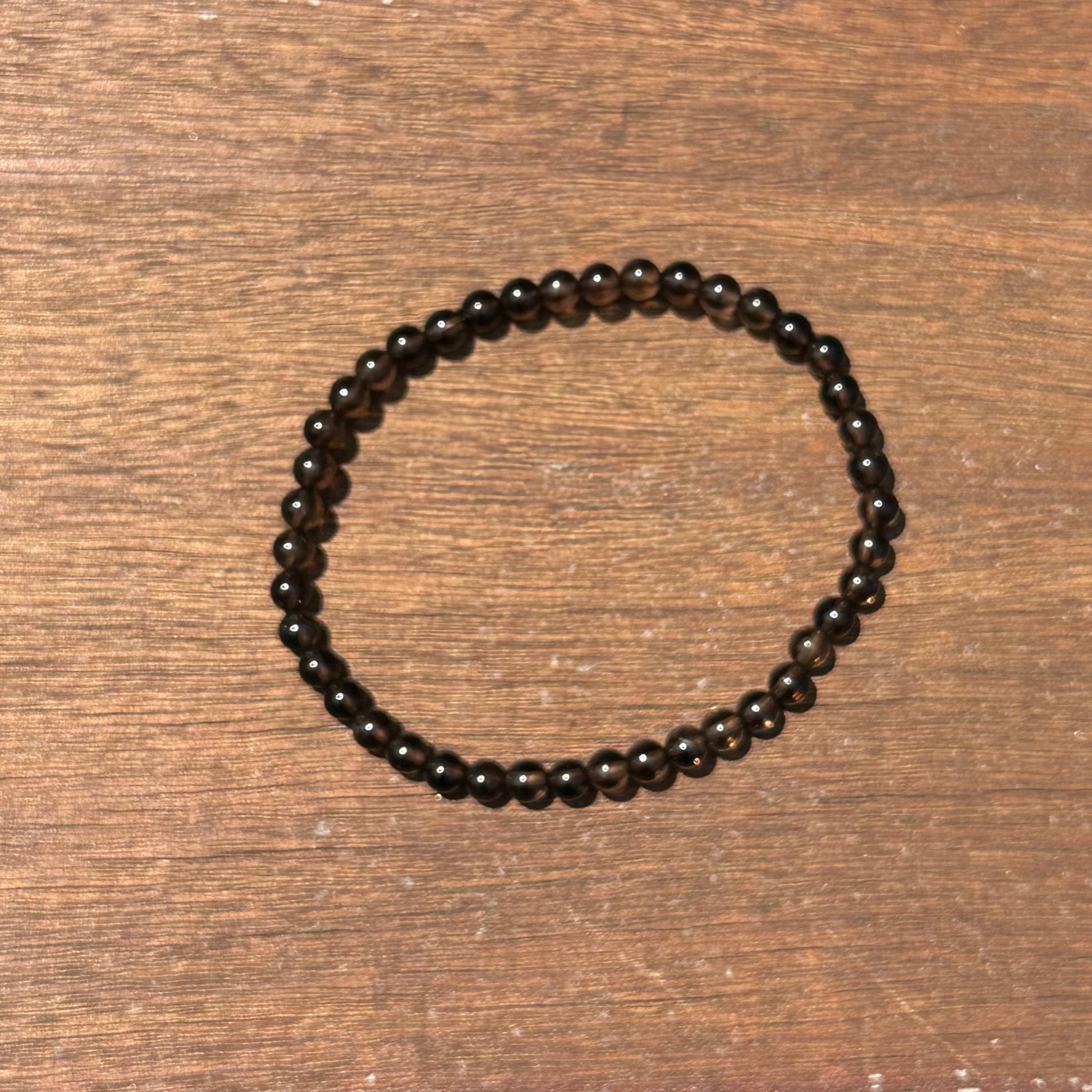 Smoky Quartz Bracelet 4mm