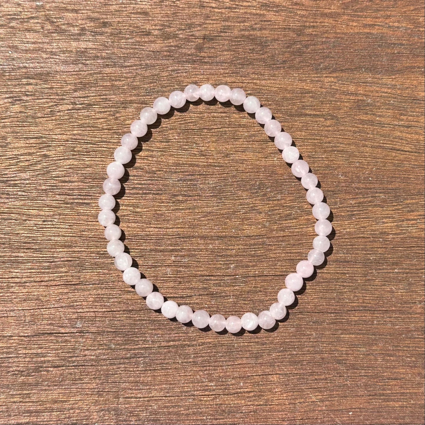 Rose Quartz Bracelet 4mm