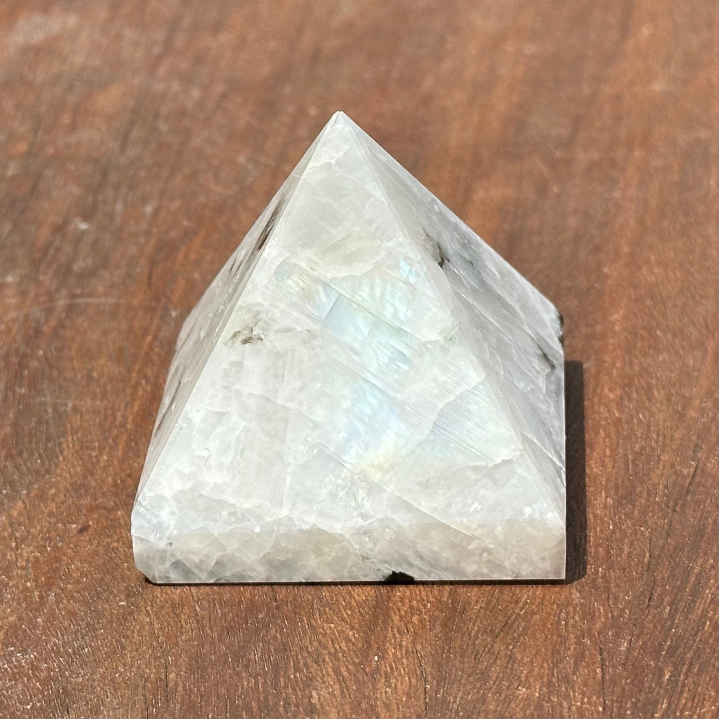 Rainbow Moonstone Pyramid