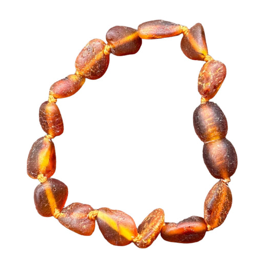 Amber Bracelet Screw Clasp Children's Size - Trove