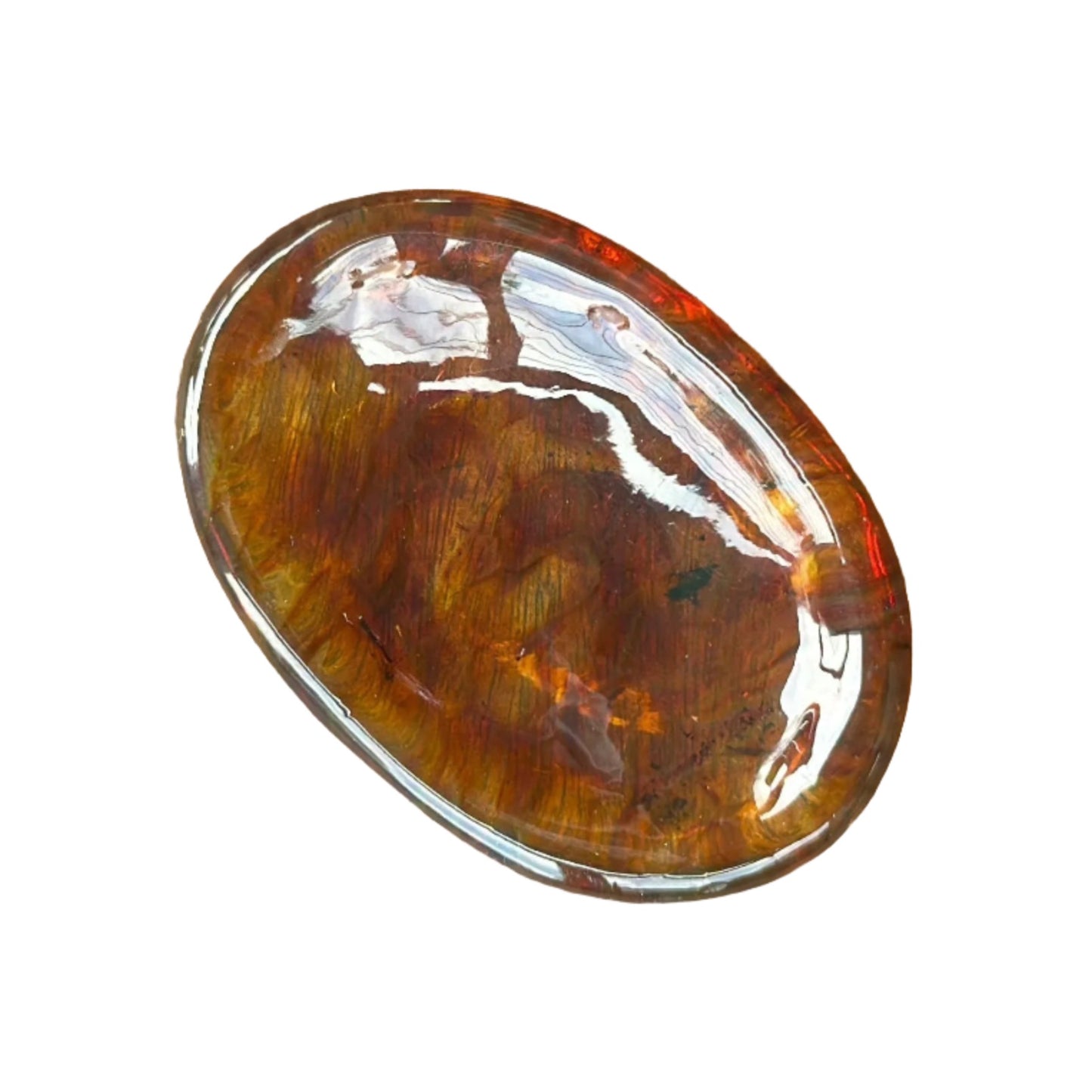 Amber Worry Stone