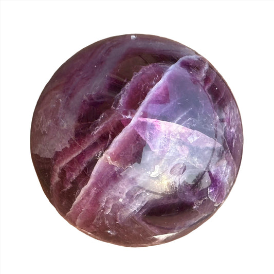 Watermelon Fluorite Sphere 206g
