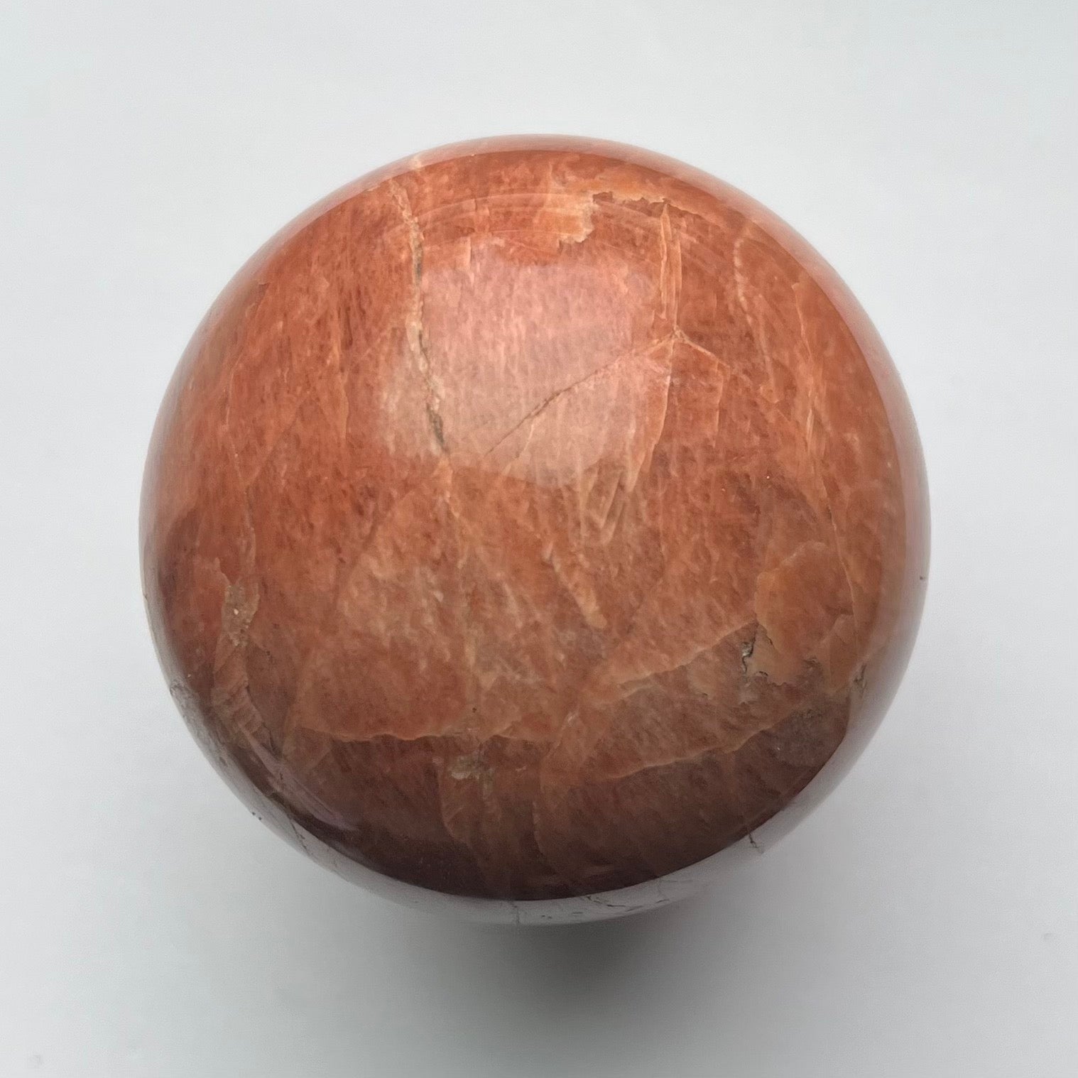 Peach Moonstone Sphere