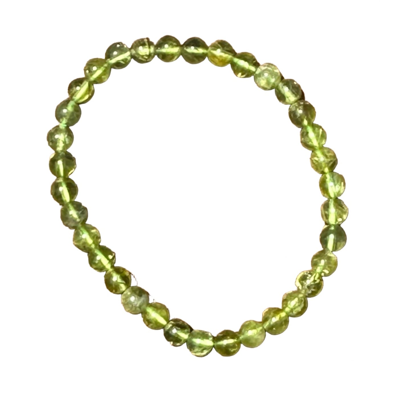 Peridot Bracelet 4mm