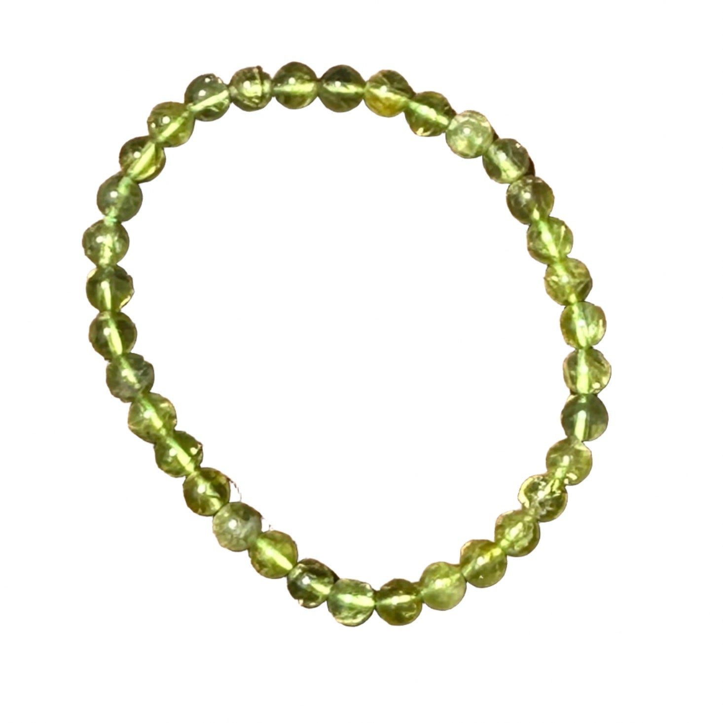 Peridot Bracelet 4mm