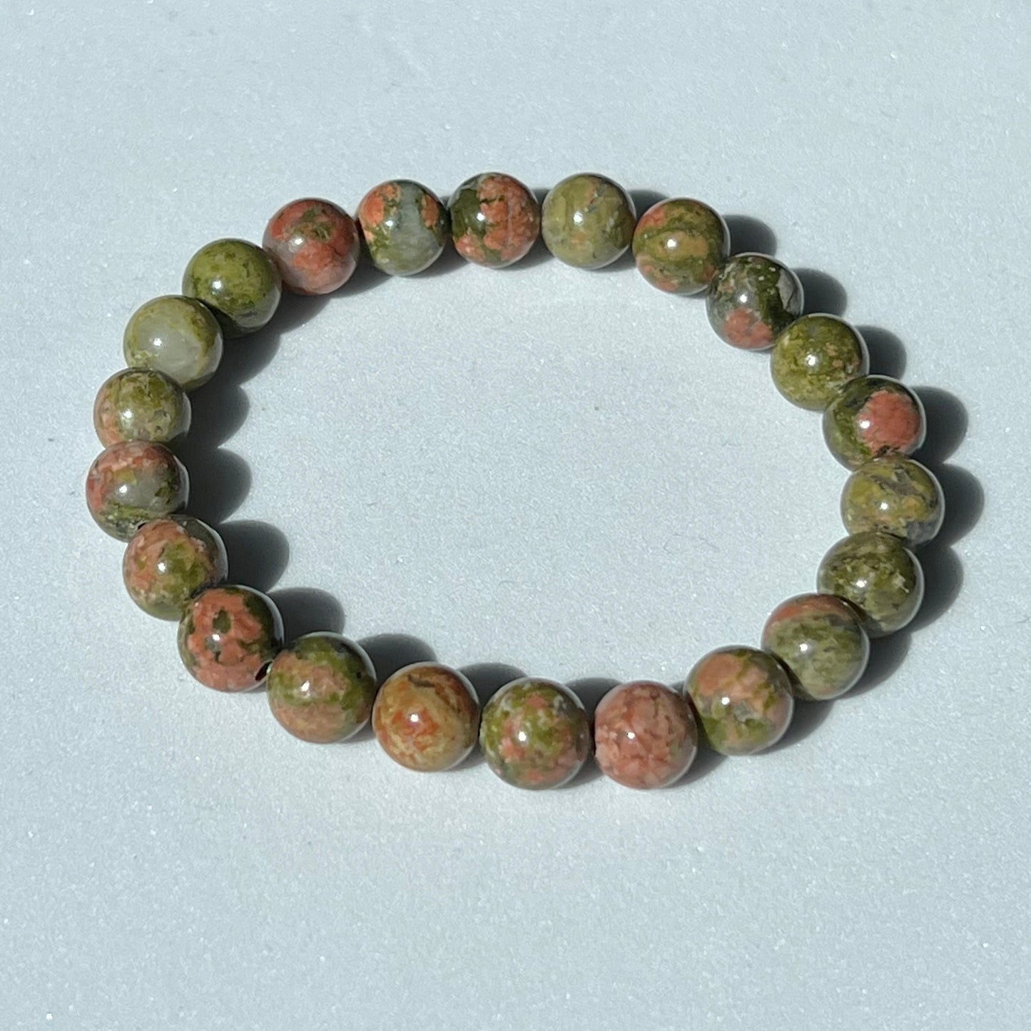 Unakite Bracelet 8mm