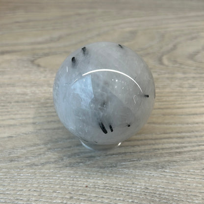 Tourmaline Quartz Sphere 238g